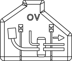 Bild von OVENTROP Isolierung für „Aquastrom C“ mit Aussparung für Probenahmeventil, DN 15 und DN 20, Art.Nr. : 4208181