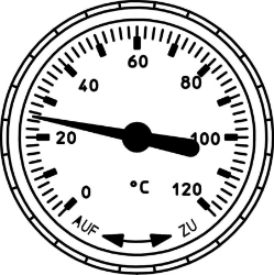 Picture of OVENTROP Thermometer für „Regusol“, Art.Nr. : 1364195