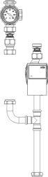 Bild von OVENTROP „Regusol“-Ergänzungs-Set 2S für Wärmeübertragersystem „Regusol X“ mit HE-Pumpe, Art.Nr. : 1361092