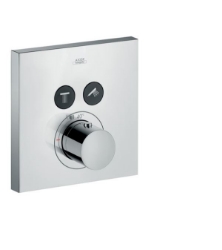 Picture of AXOR ShowerSelect ShowerSelect Thermostat Square für 2 Verbraucher Unterputz, Art.Nr. 36715000