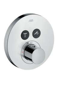 Bild von AXOR ShowerSelect ShowerSelect Thermostat Round für 2 Verbraucher Unterputz, Art.Nr. 36723000