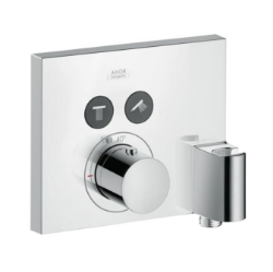 Picture of AXOR ShowerSelect ShowerSelect Thermostat Square für 2 Verbraucher mit FixFit und Porter Unterputz, Art.Nr. 36712000