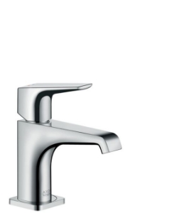 Bild von AXOR Citterio E Einhebel-Waschtischmischer 90 mit Hebelgriff ohne Zugstange für Handwaschbecken, Art.Nr. 36112000