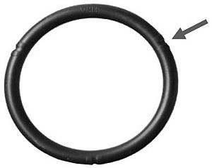 Picture of VSH O-Ring Leak Before Pressed (LBP) (schwarz, EPDM) für C-Stahl und Edelstahl, 15 mm, Art.Nr. : 6222216