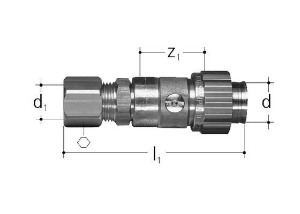 Bild von JRG Sanipex Übergang abstellbar, d 16(mm), , Art.Nr. : 5508.000