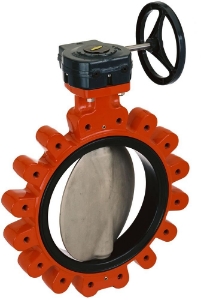 Bild von KSB Absperrklappe BOAX-SF Getriebe MR50, Gewindeflansch PN16 DN350, Art.Nr. : 1743567