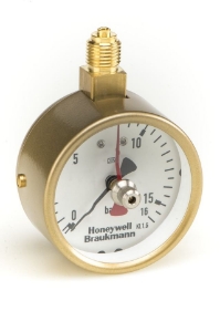 Bild von Honeywell Resideo Manometer S16/111 zu Druckprüfgerät G194, G 1/4, 0-16bar, Art.-Nr. S16/111