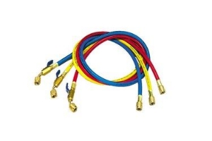 Bild von YELLOW JACKET SATZ FÜLLSCHLÄUCHE (3) - 180 CM - 1/4" MIT REGELBAREM VENTIL , Art.Nr. : YJT-3305-000