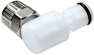 Bild von CPC Kupplungen 3/8 PTF Non-Valved Elbow  Acetal (POM) Coupling Insert- 25 Stk,  Art.Nr. : APC21006