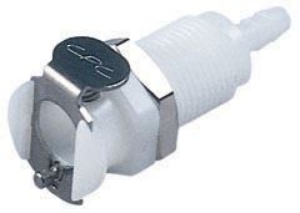 Picture of CPC Kupplungen 1/8 Hose Barb Non-Valved Panel Mount Acetal Coupling Body- 25 Stk,  Art.Nr. : PMC1602