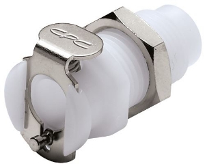 Picture of CPC Kupplungen 10-32 Non-Valved Panel Mount Acetal Coupling Body- 25 Stk,  Art.Nr. : PMC181032
