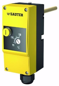 Picture of Sauter- Sicherheitstemp.-Begrenzer 95..130°C L=0.7m IP54 mit Messing-Schutzrohr L=150mm, Art.Nr. : TUC407F002
