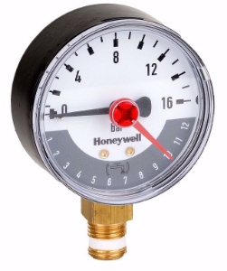 Picture of Honeywell Resideo Manometer M78M-MR zu Filter F78TS, R 1/4, Teilung 0-16bar, Art.Nr. : M78M-A16MR