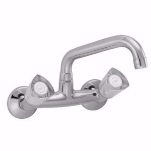 Bild von KWC STAR Küche chromeline A 300 AD 153 Zweigriffmischer Schwenkauslauf 180° Neoperl Cascade, Art.Nr. : K.11.42.24.000A69