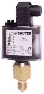 Picture of Sauter Druckwächter, 0...2,5 bar, Fühler aus rostfreiem Stahl, Art.Nr. : DSF140F001