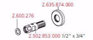 Bild von KWC Rosette 3/4" D60x10.7 Ms 000, Art.Nr. : Z.635.874.000