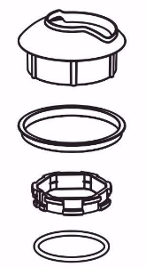 Bild von KWC Kappe kpl. D48.5 DOMO 6.0, Art.Nr. : Z.538.300.000