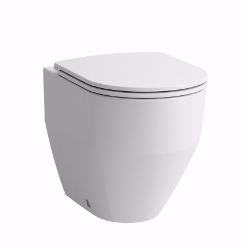 Picture of Laufen PRO - Stand-WC 'rimless', Tiefspüler, ohne Spülrand, Abgang waagerecht/senkrecht, 530 x 365 x 430,  000, weiss , Art.Nr. : H8229560000001