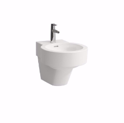 Bild von Laufen VAL - Wand-Bidet VAL 53X39 WEISS, 000 weiss, 1 Hahnloch, 530 x 390 x 360, Art.Nr. : H8302810003021