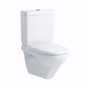 Bild von Laufen MODERNA R - Wand-WC 'rimless' für Spülkasten, Tiefspüler, ohne Spülrand, 049 perga, 670 x 360 x 340, Art.Nr. : H8205490490001