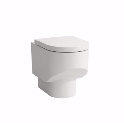 Bild von Laufen SONAR - Stand-WC 'rimless', Tiefspüler, ohne Spülrand, Abgang waagerecht/senkrecht, 000 weiss, 540 x 370 x 430, Art.Nr. : H8233410000001