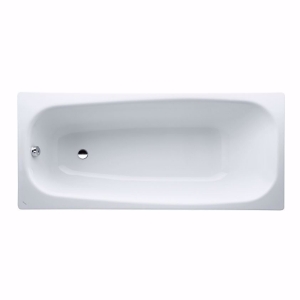 Bild von Laufen MODERNA PLUS - Badewanne, Einbauversion, Stahl-Email 3,5 mm, 000 weiss, mit Schallschutz, 1700 x 410 x 750, Art.Nr. : H2251300000411