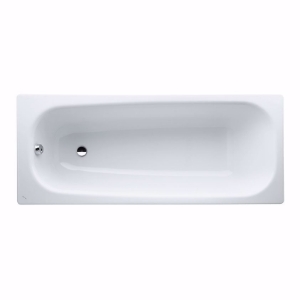 Bild von Laufen MODERNA PLUS - Badewanne, Einbauversion, Stahl-Email 3,5 mm, 000 weiss, mit Schallschutz, 1700 x 395 x 700, Art.Nr. : H2251200000411