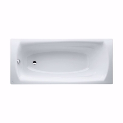 Bild von Laufen PALLADIUM - Badewanne, Einbauversion, Stahl emailliert (3,5 mm), 000 weiss, mit Schallschutz, 1700 x 430 x 750, Art.Nr. : H2251100000411