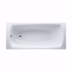 Bild von Laufen PALLADIUM - Badewanne, Einbauversion, Stahl emailliert (3,5 mm), 000 weiss, mit Schallschutz, 1700 x 430 x 750, Art.Nr. : H2251100000411