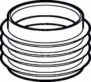 Bild von Geberit Manschettendichtung 45x35x28 mm, Art.Nr. : 241.984.00.1