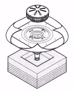Bild von Geberit Pluvia Regenwassereinlauf 56 mm, Art.Nr.: 359.633.00.1