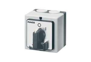 Picture of Maico Haupt-, Reparaturschalter HS 3 3-poliger Nockenschalter für Ventilatoren mit einer Drehzahl oder für drehzahlgesteuerte Ventilatoren, Art.Nr. : 0157.0736