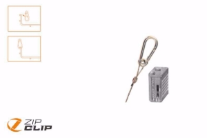 Picture of Zip-Clip SNAP-IT SEILAUFHÄNGUNG + KARABINERHAKEN 10 METER - BELASTUNG 45KG - 10 STUCK , Art.Nr. : ZIP-209S