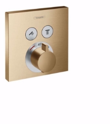 Picture of Hansgrohe ShowerSelect Thermostat Unterputz für 2 Verbraucher, brushed bronze , Art.Nr. : 15763140