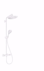 Bild von Hansgrohe Croma Select S Showerpipe 280 1jet mit Ecostat Comfort Thermostat, Mattweiß , Art.Nr. : 26890700