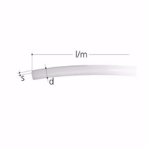 Bild von GF-JRG SANIPEX Rohr weiss in Ringen ohne Schutzrohr 12 mm 100 m , Art.Nr. : 5707.012
