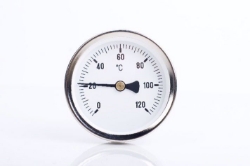 Picture of MAWI Technik AG Temperaturmessgeräte Heizungsthermometer 0 bis 120°C  Einbaulänge 100mm mit Schutzhülse , Art.Nr. : 30.0000.0112