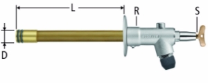 Bild von Nussbaum 40074 Einsatz mit Auslaufgehäuse mit Steckschlüssel, Grösse: 100, Art.Nr. 40074.70