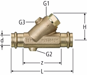 Picture of Nussbaum 81163 Optipress-Aquaplus-Rückflussverhinderer EA, Grösse: 15, Art.Nr. 81163.22