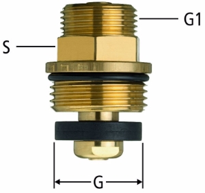Bild von Nussbaum  93050 Oberteil zu Unterputz-Ventilen (alte Modelle), Grösse: 1¼, Art.Nr. 93050.07