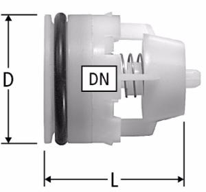 Bild von Nussbaum  95040 Rückflussverhinderer-Patrone zu Sicherheitsgruppen, Grösse: 25, Art.Nr. 95040.23