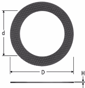 Bild von Nussbaum 42020.95 Flachdichtung zu Schlauchverschraubung, Grösse: ½, Art.Nr. 42020.95