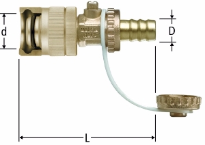 Picture of Nussbaum  81048 Optipress-Aquaplus-Verschlussgarnitur passend auf alle Pressmuffen, Grösse: 15, Art.Nr. 81048.22