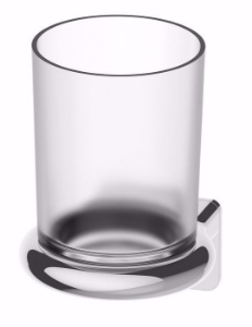 Bild von Bodenschatz - Glashalter NIA ADESIO Mattglas, Montage Kleben oder , Art.Nr. :  BA57VC212