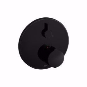Picture of Wanne matt black Fertigmontageset mit Thermostat Funktionseinheit style, matt black, 2 Abgänge, BlueBox, Art.Nr. : 20.004.802.176