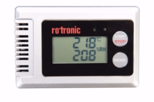 Bild von Rotronic HL-1D-SET- Feuchte- und Temperatur-Datenlogger. Kompakt, präzise und preiswert.