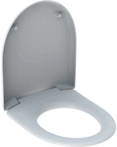 Bild von Geberit Renova WC-Sitz antibakteriell weiss, 45.5x36.5cm, Befestigung unten, Art.Nr. : 573035000