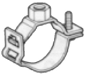Bild von STS Rohrschelle ohne Schallschutz-Gummieinlage 110 mm, Art.Nr. :367.843.2