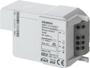 Bild von Siemens Binärausgabegerät (Relais), 3 x 6 A, AC 230 V, Art.Nr.: 5WG1513-4DB23