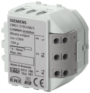 Bild von Siemens Binärausgabegerät, 2 x AC 230 V, 10 A (ohmsche Last), Art.Nr.: 5WG1510-2AB23